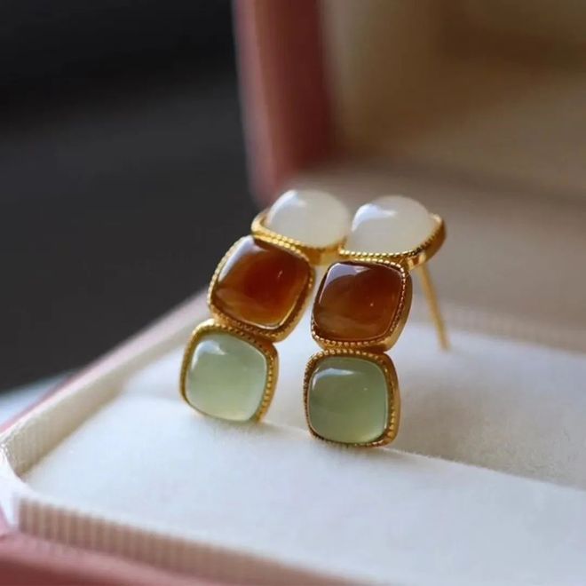 耳饰+项链戴出温柔高级感AG真人app9款水彩色(图11)